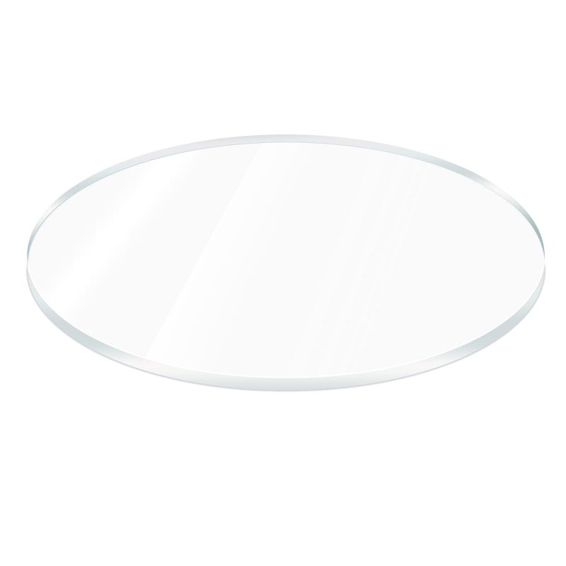 iteshuai 2 Pieces 1/8"" Round Plexiglass Sheet, 12 Inch Diameter Clear Acrylic Circle, Round Cake Disk Acrylic Sheet, Plexiglass Table Top, Acrylic Backdrop - Image 2